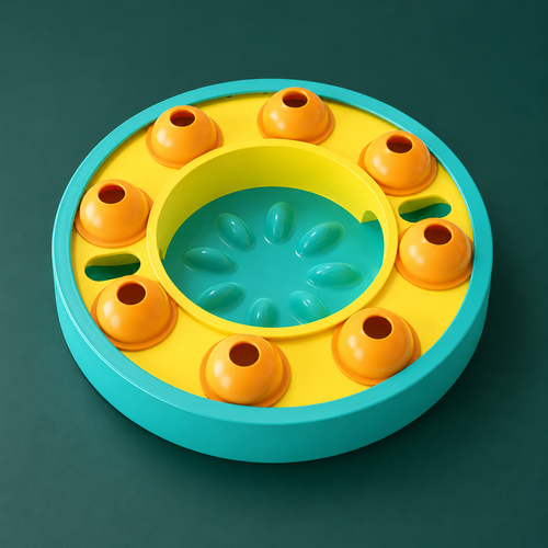 Fun Slow Feeder Puzzle Bowl for Smart Dogs